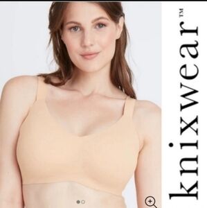 New Knix Padded V neck‎ bra,2 in 1 wide straps,7+,fits 36F,38E/DDD/F